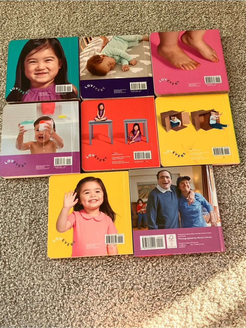 Lovevery Early Learning Board Book Set - Multicolor